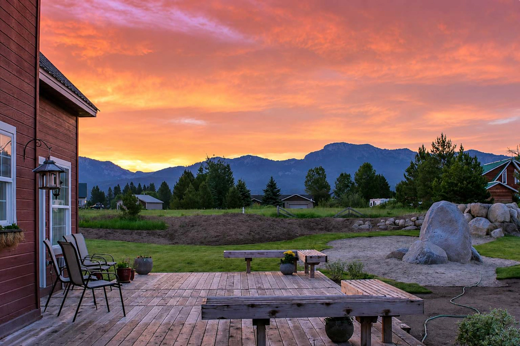 Secluded McCall Retreat Deck & Mountain Views