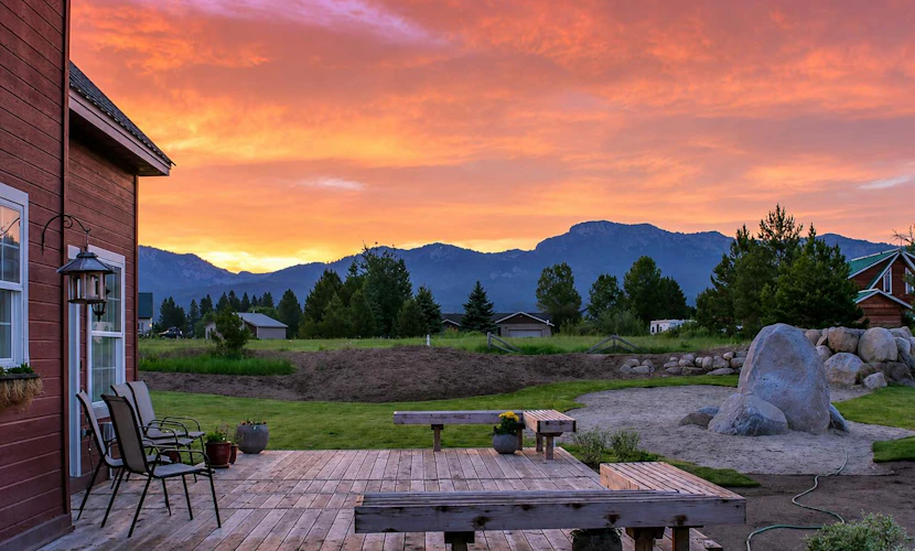Secluded McCall Retreat Deck & Mountain Views