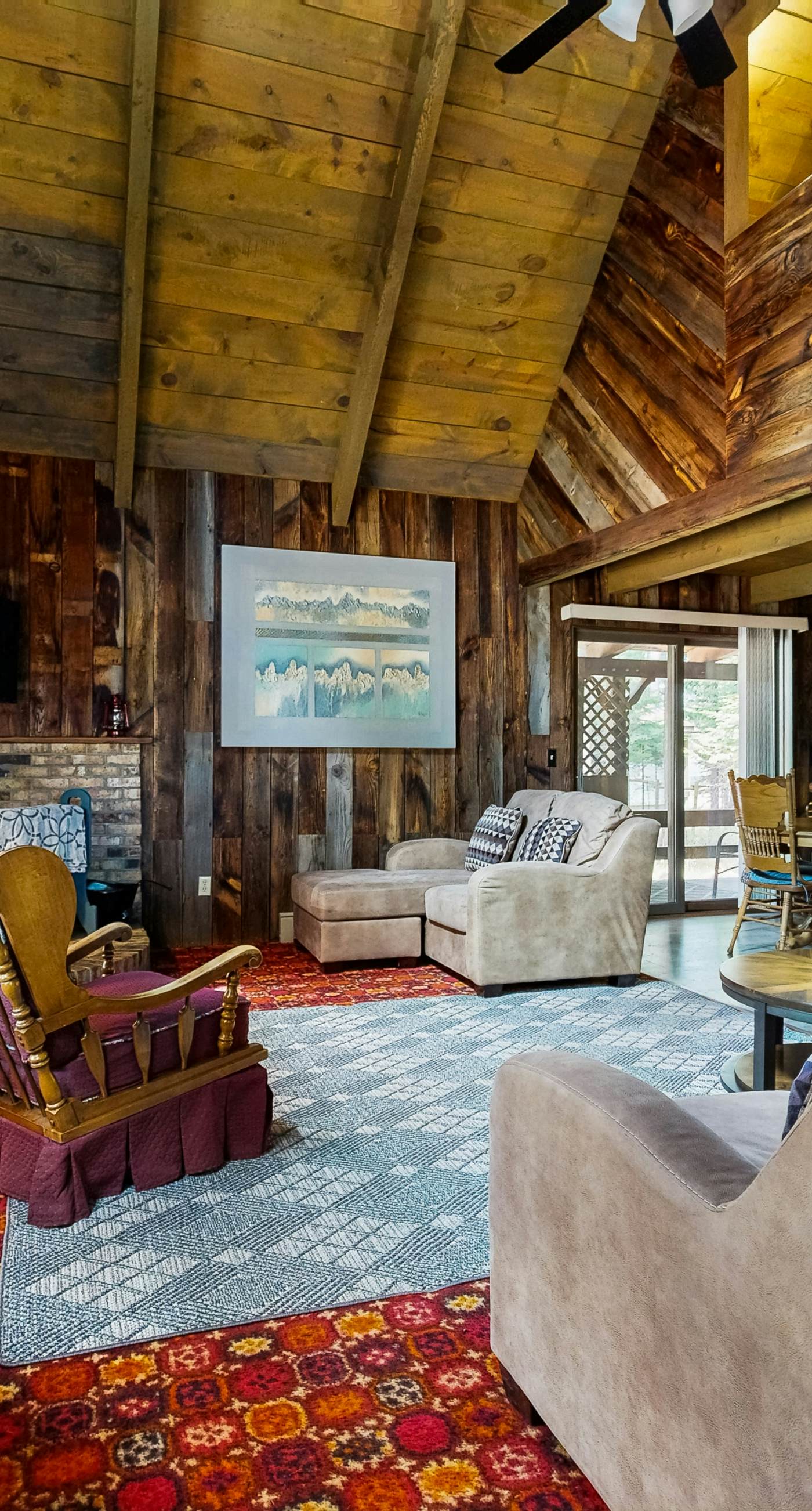 Rustic Cabin with Wrap-Around Deck Near Lake