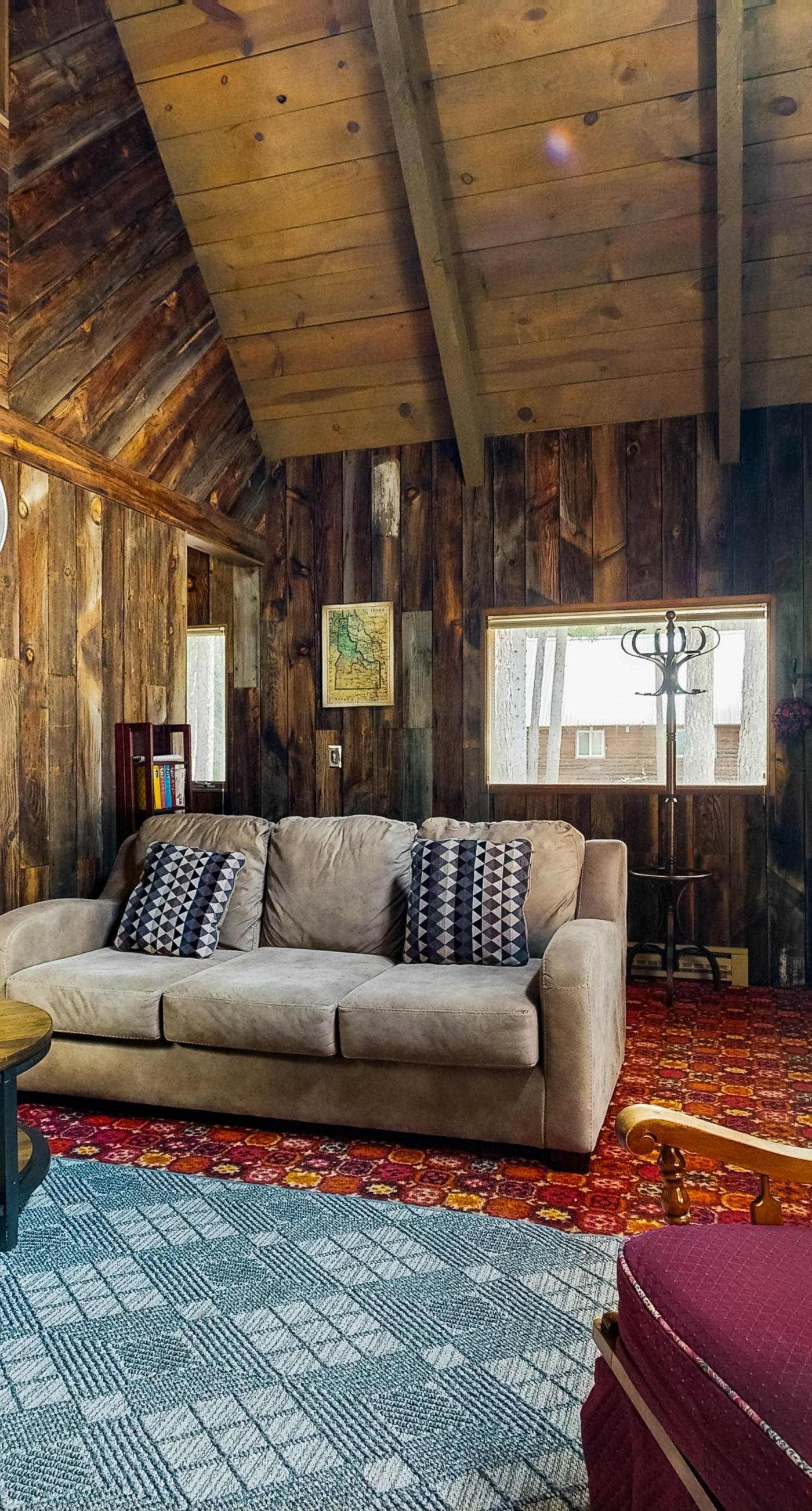 Rustic Cabin with Wrap-Around Deck Near Lake