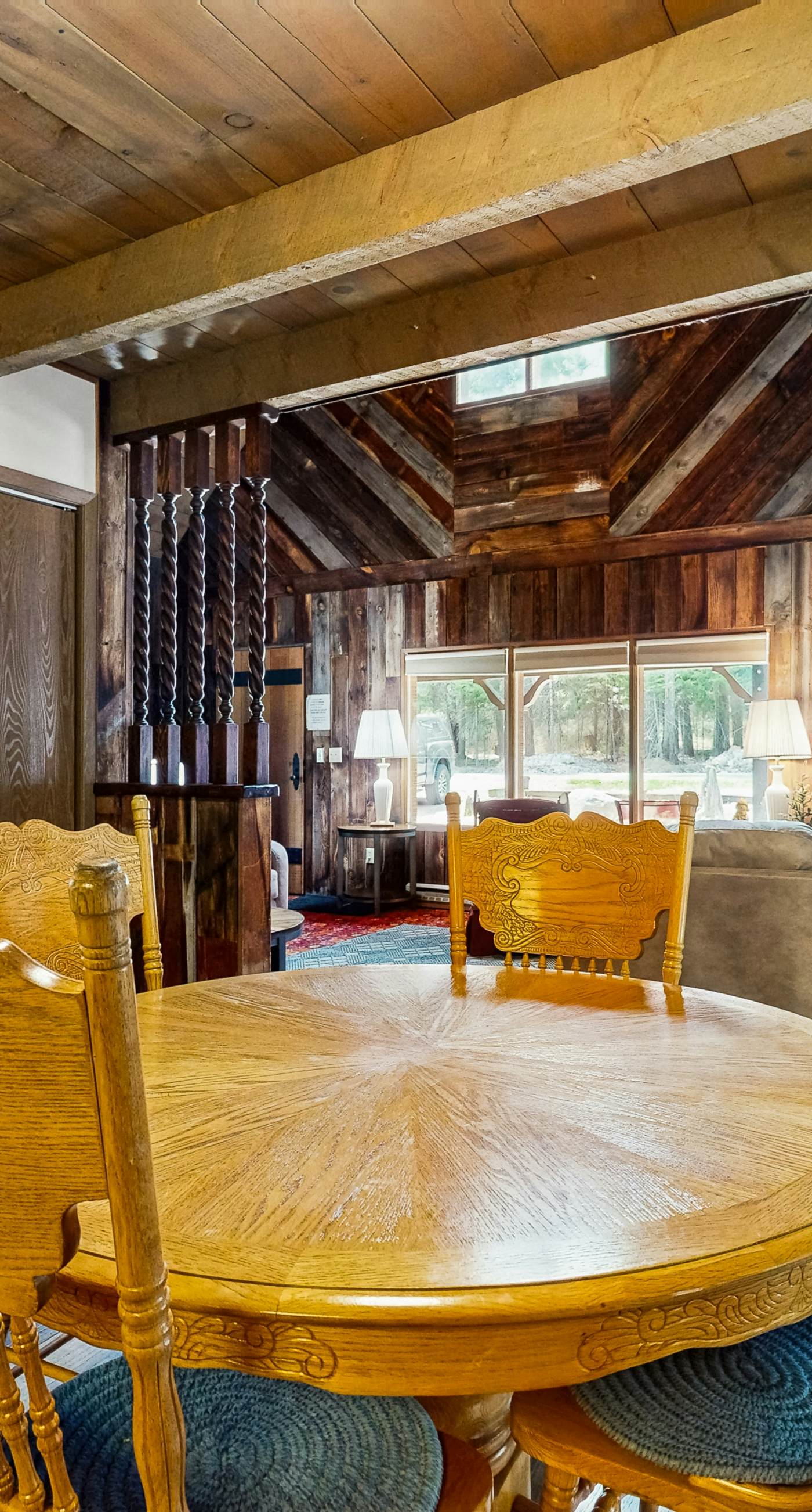 Rustic Cabin with Wrap-Around Deck Near Lake