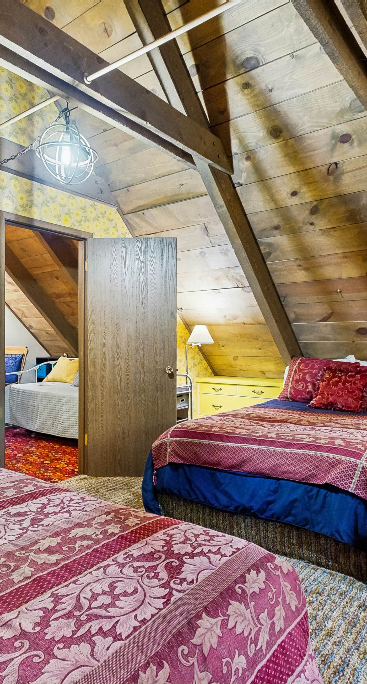 Rustic Cabin with Wrap-Around Deck Near Lake