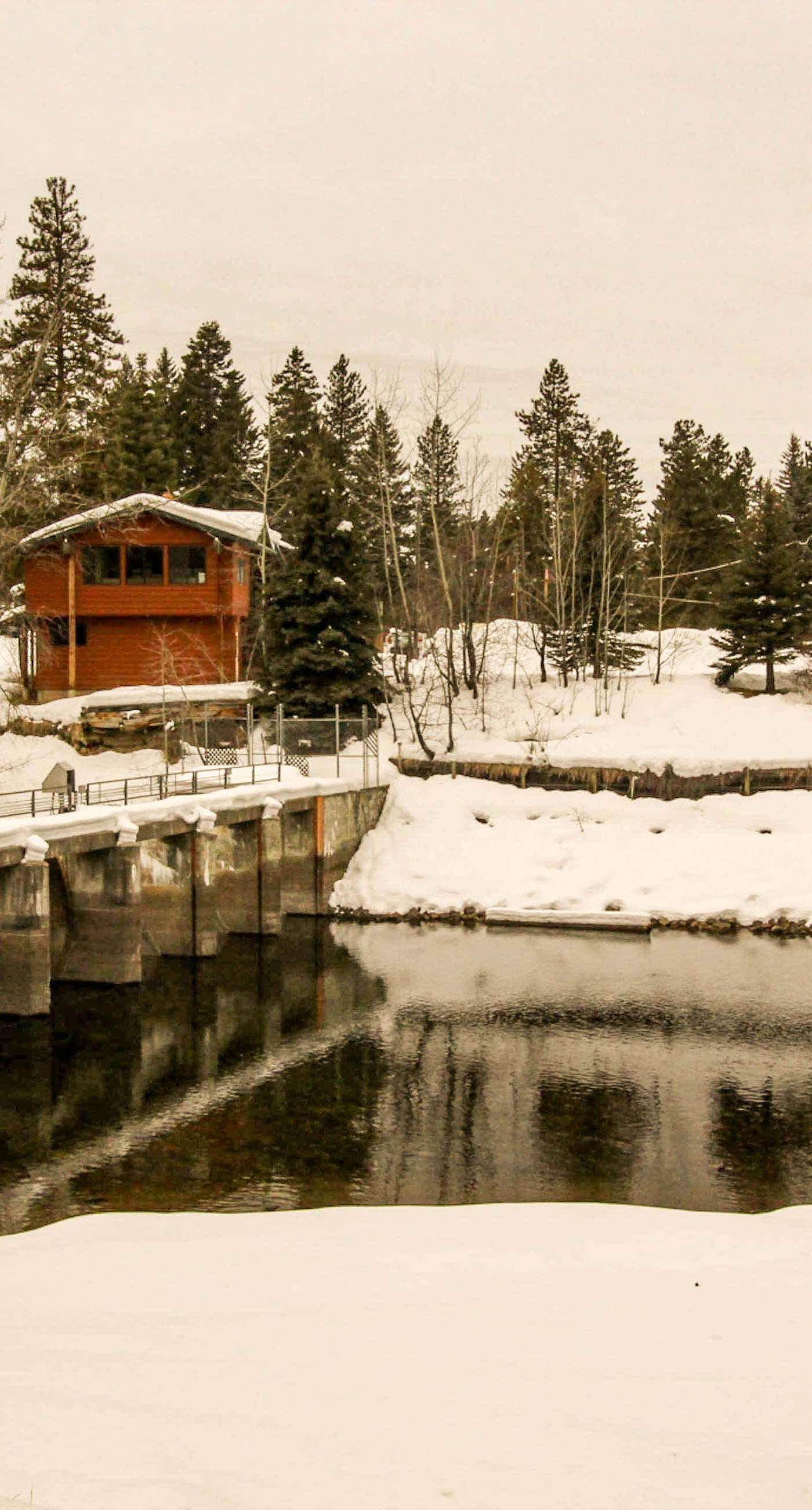 Rustic Cabin with Wrap-Around Deck Near Lake