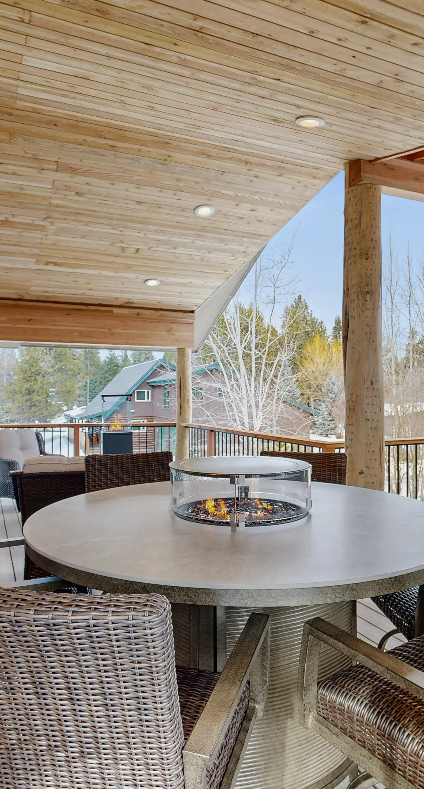 McCall Retreat with Wraparound Deck & Views