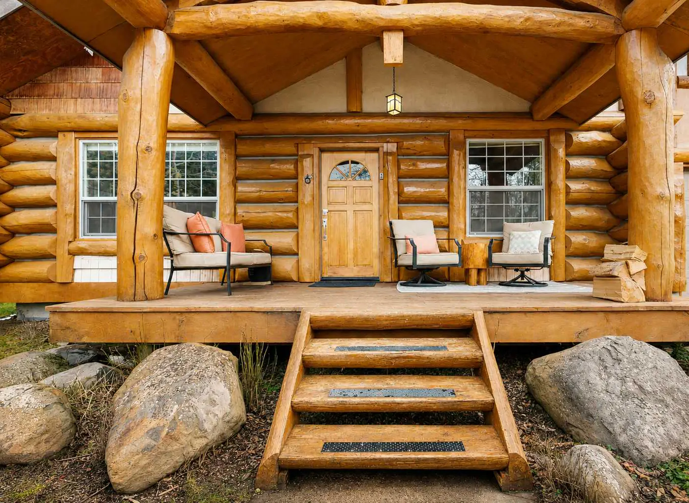 Log Cabin Retreat | Hot Tub, Fire Pit & Near Lake