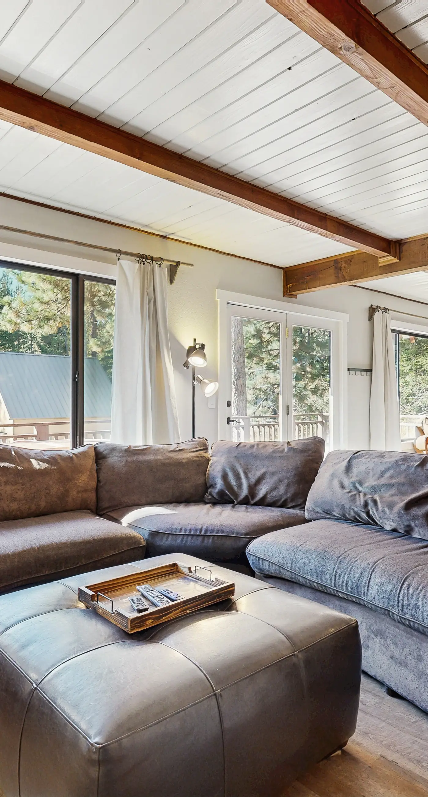 Fenced Yard Cabin | Hot Tub, Walk to Beach