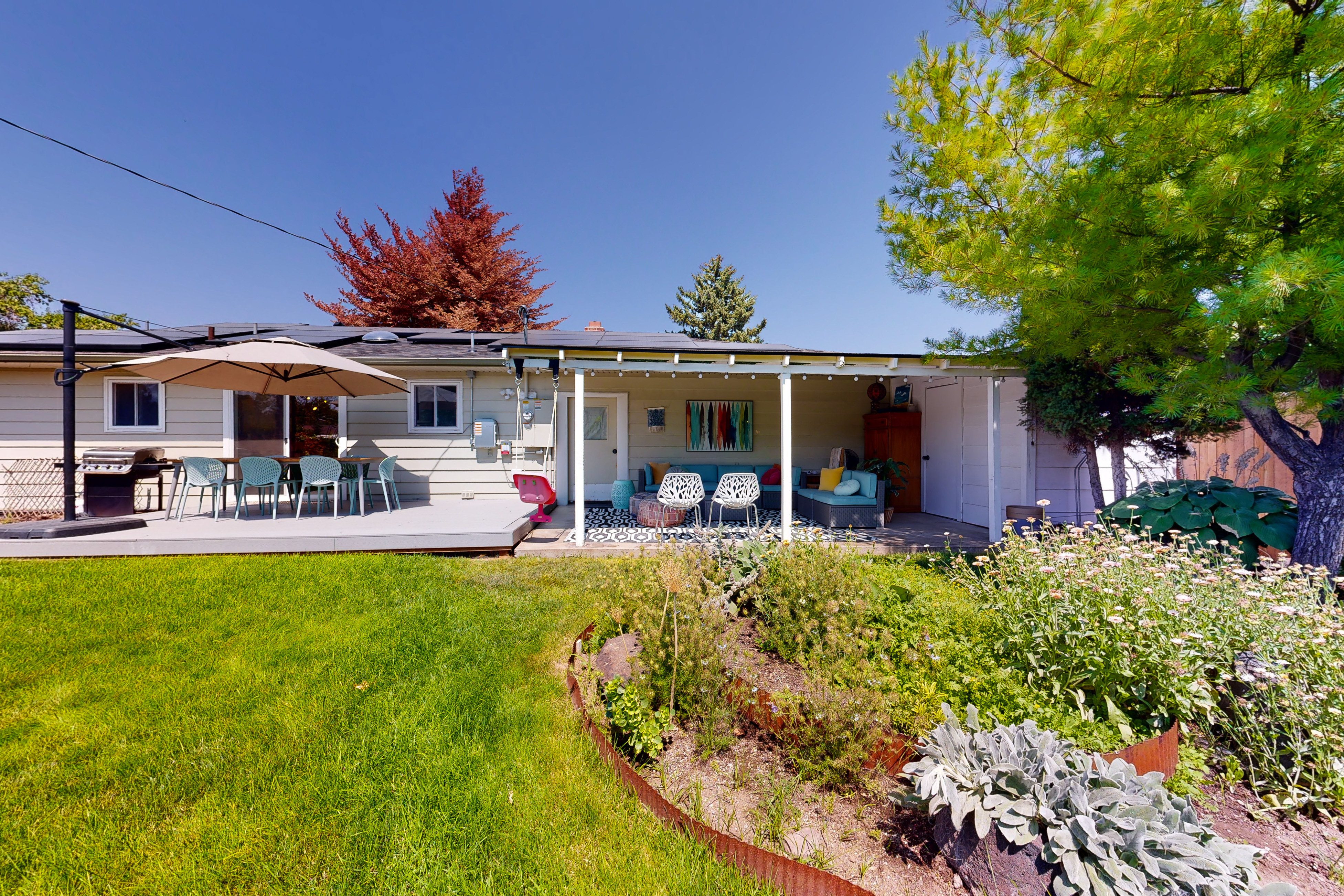 Family Friendly Boise Home | Patio & Yard