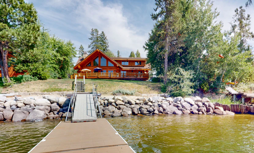 Lakefront Cascade Cabin Private Dock & Games