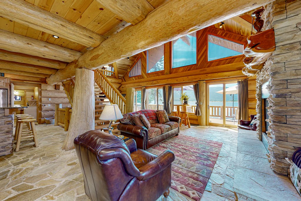 Lakefront Cascade Cabin Private Dock & Games