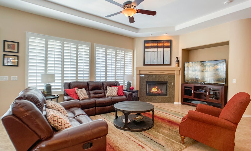 Lovely single story home located in the active adult 55+ community of Trilogy at Power Ranch.