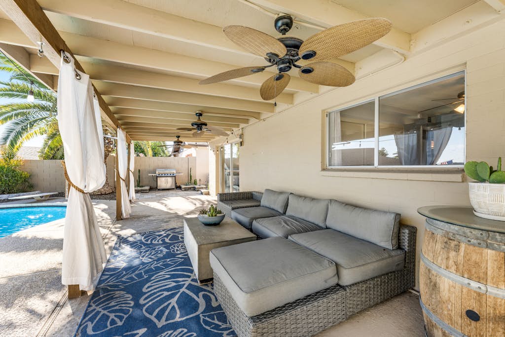 Charming, dog-friendly home only minutes to Old Town with pool & custom bar