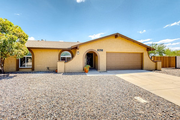 WeeCasa | Dog-friendly house in Chandler with private heated pool, hot tub, AC