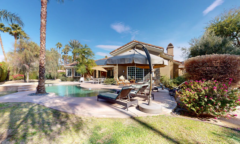 Luxurious, dog-friendly home w/ a home office, private pool, spa & gas grill