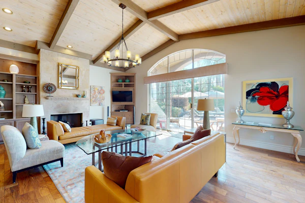 Luxurious, dog-friendly home w/ a home office, private pool, spa & gas grill