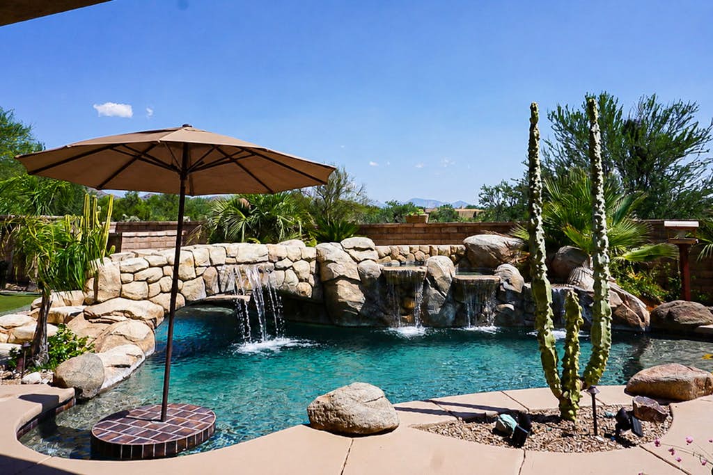 Dog-Friendly Desert Oasis w/ a Gourmet Kitchen, Private Pool, & Putting Green