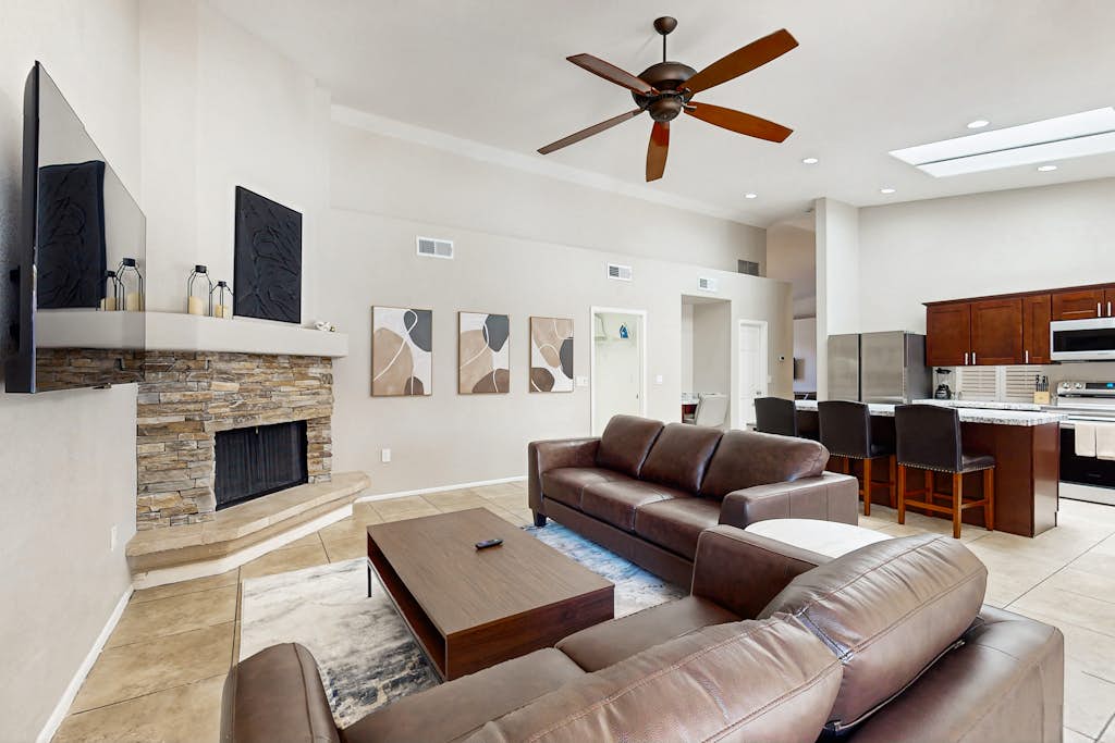 Oasis in Sunny Scottsdale—where comfort, games, and poolside relaxation.