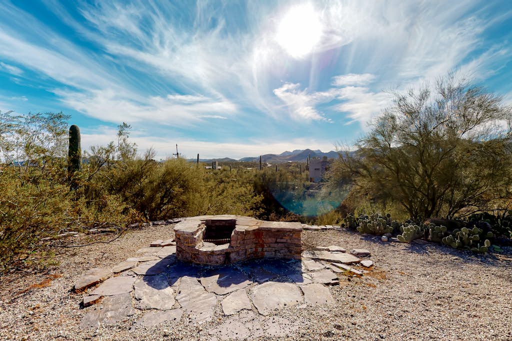 Secluded, dog-friendly home on 3.5-acres with mountain views & upper deck