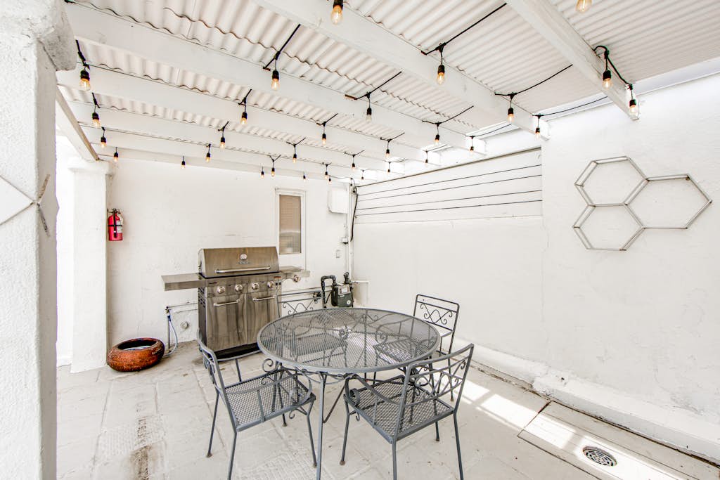 Appealing Racquet Club home with firepit, private pool & gas grill
