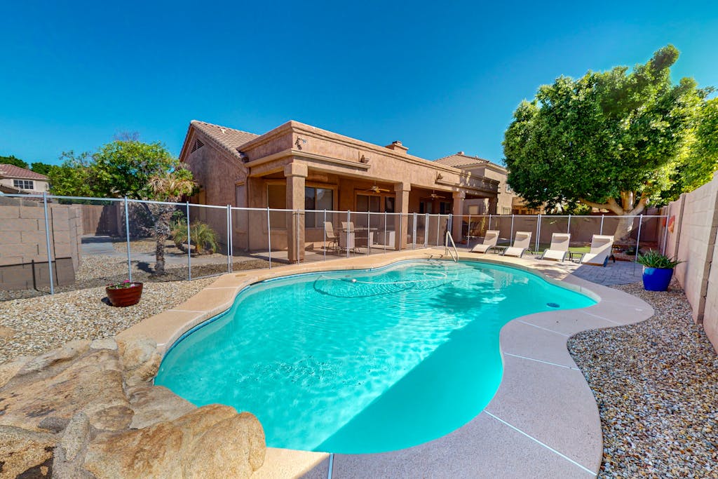 Sun-soaked home with game tables, office, fireplace, & mtn view