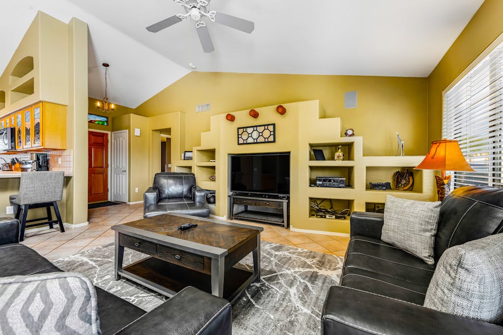 Dog-friendly home with pool, firepit, fast WiFi, central AC, & washer/dryer