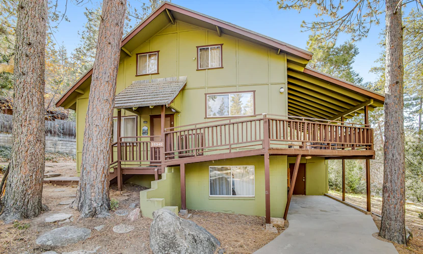 Dog-Friendly Getaway with Fast WiFi, Wood-Burning Fireplace, & Furnished Deck