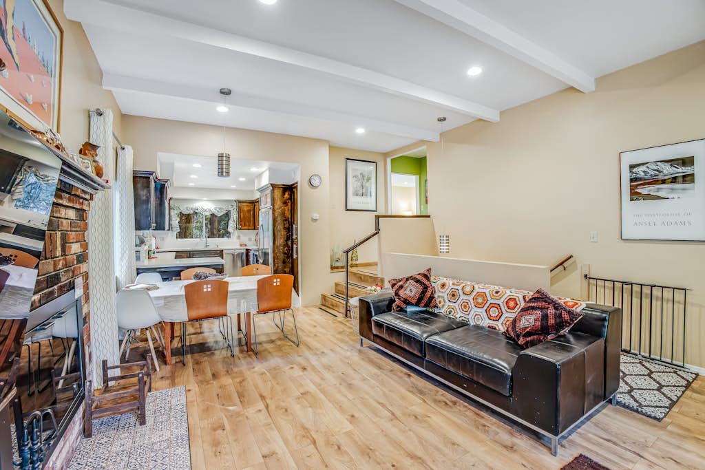 Dog-Friendly Getaway with Fast WiFi, Wood-Burning Fireplace, & Furnished Deck