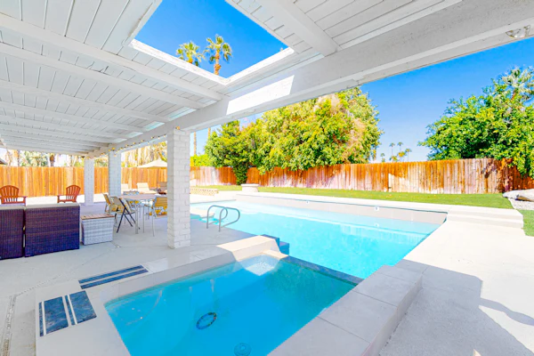 Dreamy, dog-friendly home w/ private pool, spa & terrace - near El Paseo