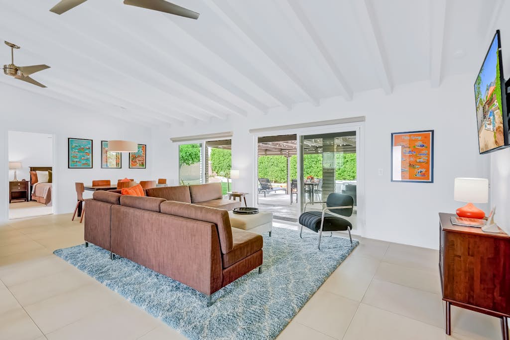 Racquet Club East Home with Modern Flair | Pool, Spa & Outdoor Living