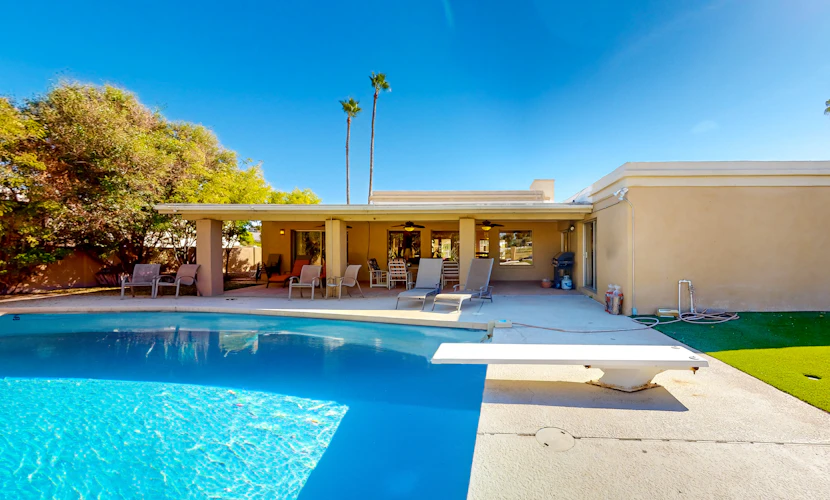Gorgeous home with private pool, grill, games, near golf