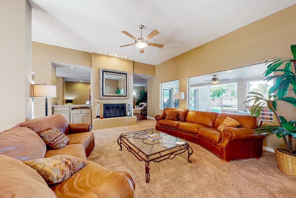 Gorgeous home with private pool, grill, games, near golf
