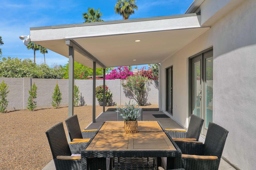 Newly renovated, this home offers a modern retreat with amenities