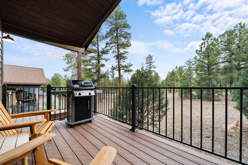 Luxury home with patio, fireplace, BBQ grill, golf nearby