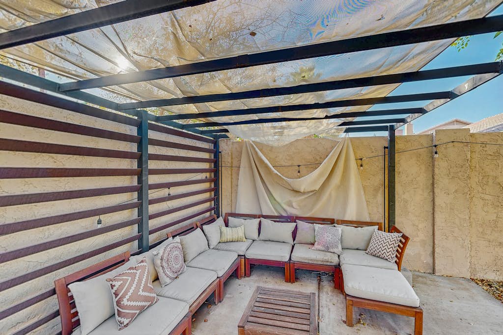 A Comfortable Mesa Escape with a Private Pool, Game Room, and Access to Shops