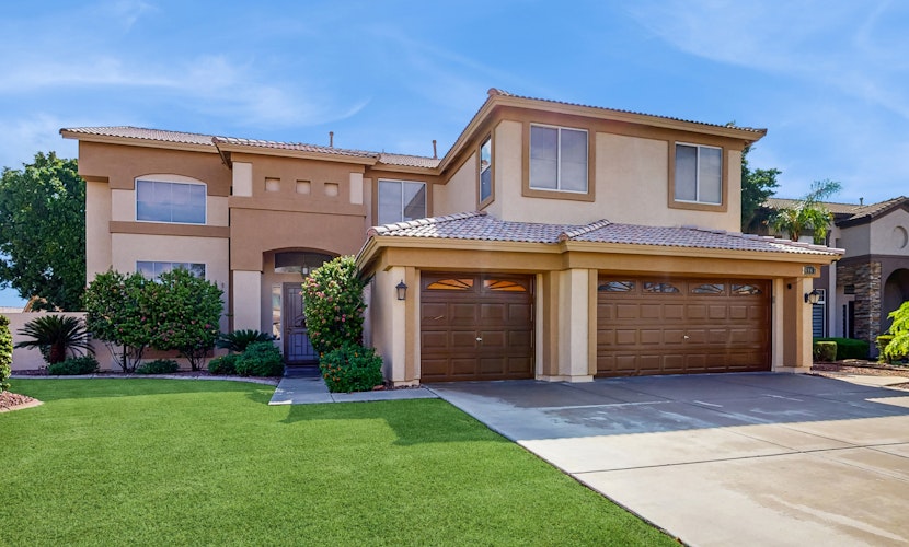 Exquisite home with firepit, game room, heated pool, pool spa, & putting green