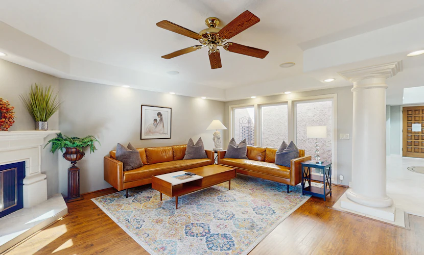 Beautiful waterfront home w/ private patios, shared pools, hot tub