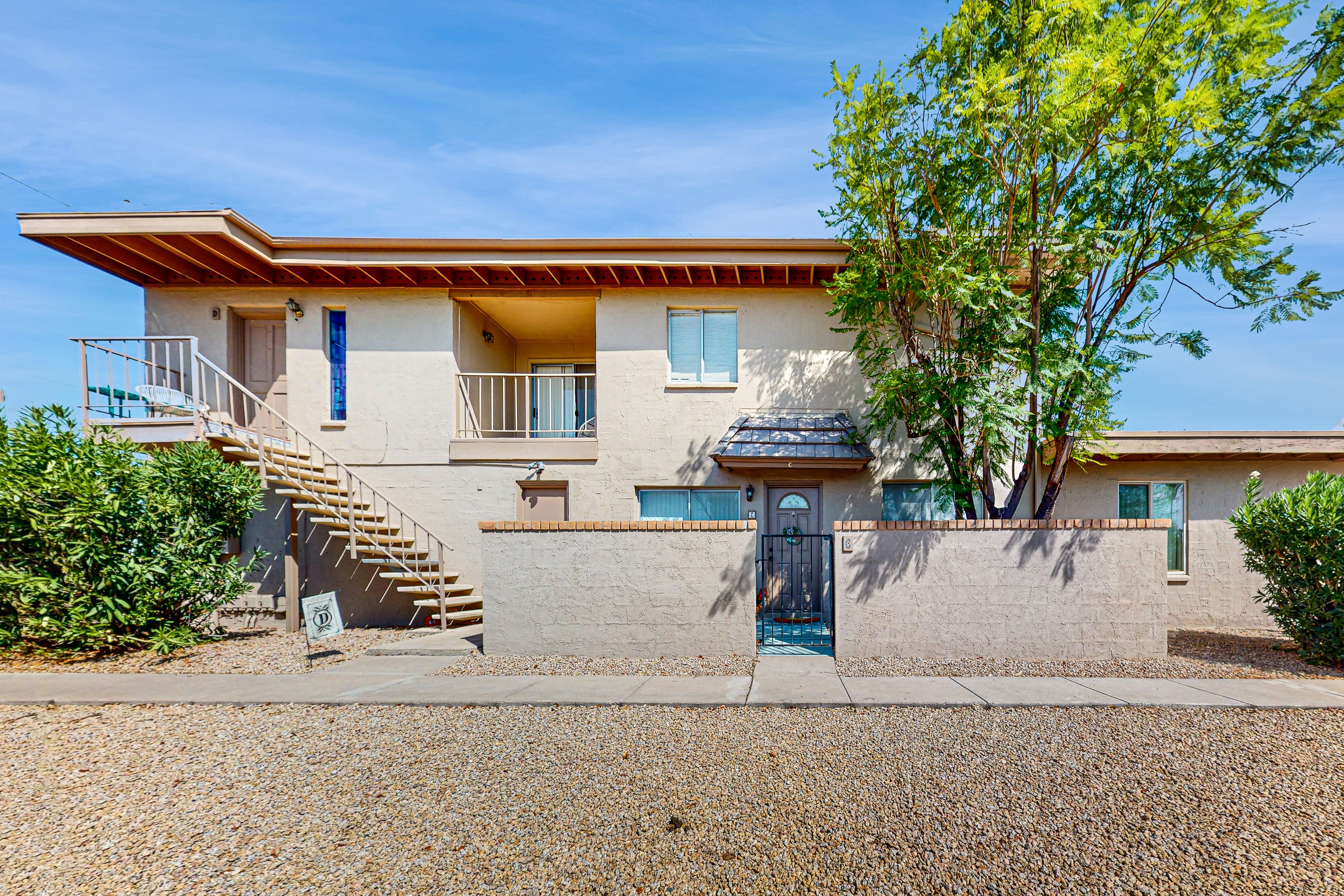 Modern townhome with pool, AC, W/D, grill, and private patio