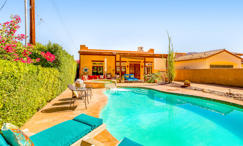 Mountain-view home with private pool & spa, near trails - 3BR #220080