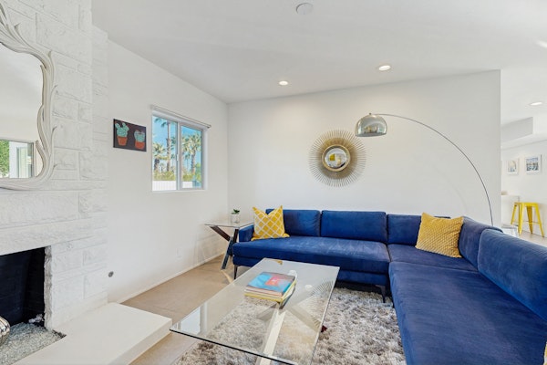 Mid-century, dog-friendly home w/yard, pool, spa, & gas grill-close to downtown