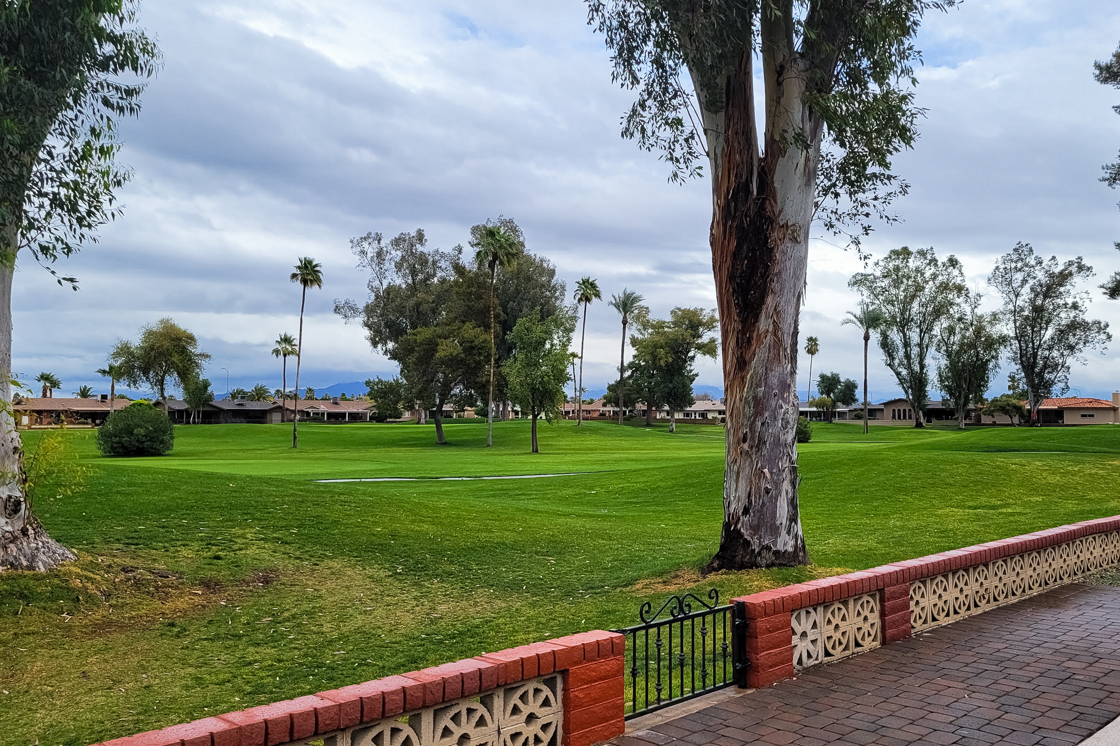 Snowbird-friendly golf-front home with pool, hot tub, grill, smart TVs, W/D, AC