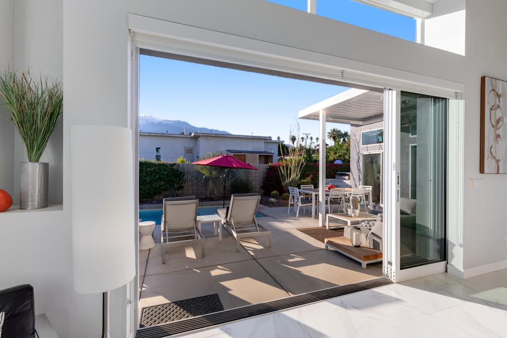 Newly remodeled, modernist home with private pool, spa, & grill - dog-friendly
