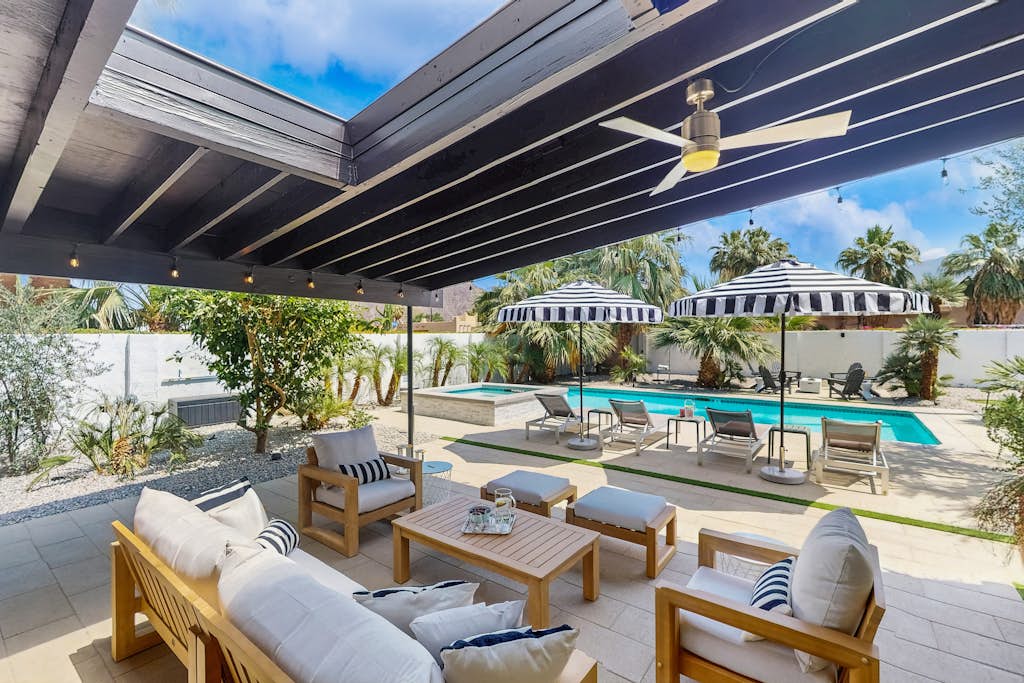 Jewel on a double lot with a private pool, spa, and resort like yard
