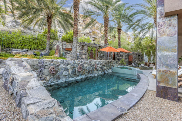 One-of-a-kind luxury home with private pool & spa, WiFi, AC & on-site ruins