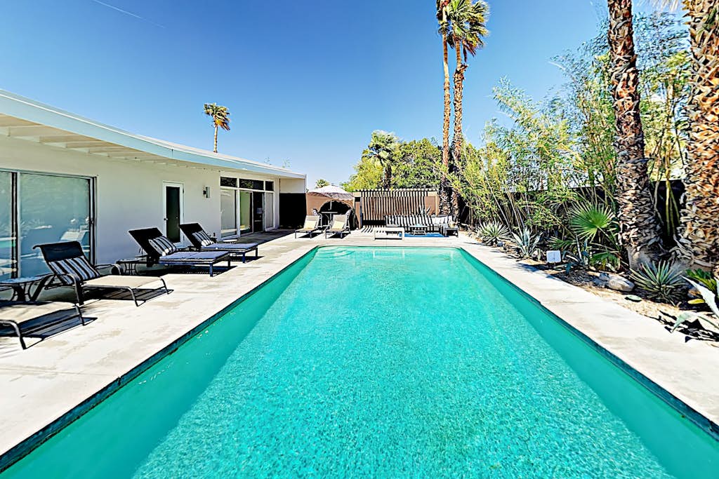 Mid-Century Jack LaLanne home with pool, spa & firepit