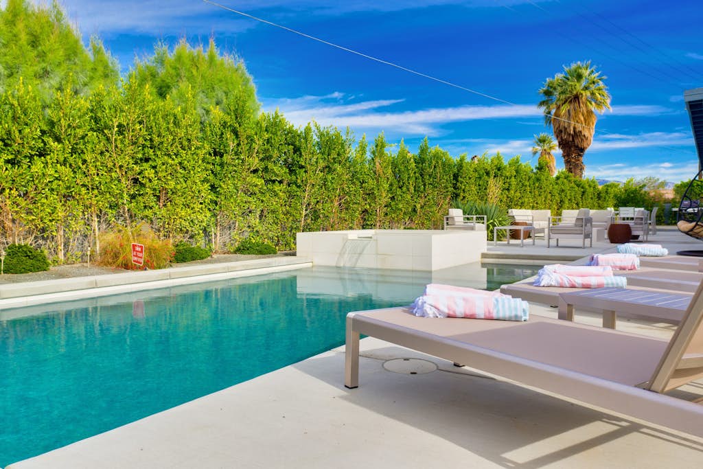 Snowbird-friendly luxury home with chef's kitchen, pool, hot tub, & central AC