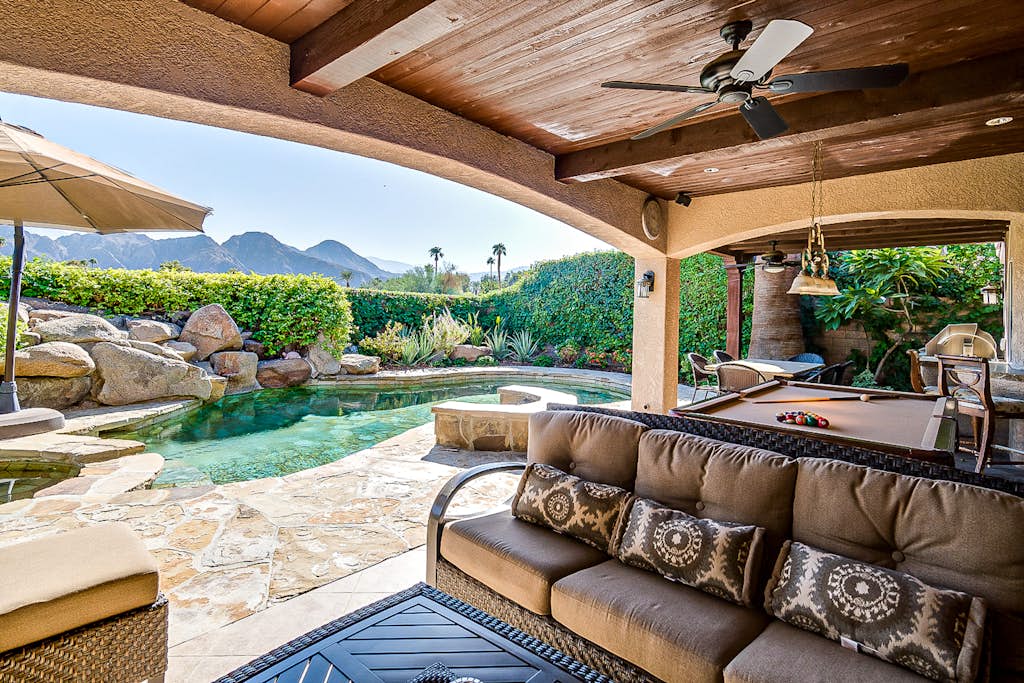 Luxe Retreat with Stunning Outdoor Living Area, Kitchen, Custom Pool, Firepit