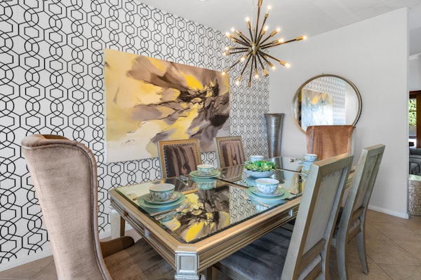 Stylish, dog-friendly home with private pool, pool spa, enclosed yard & grill