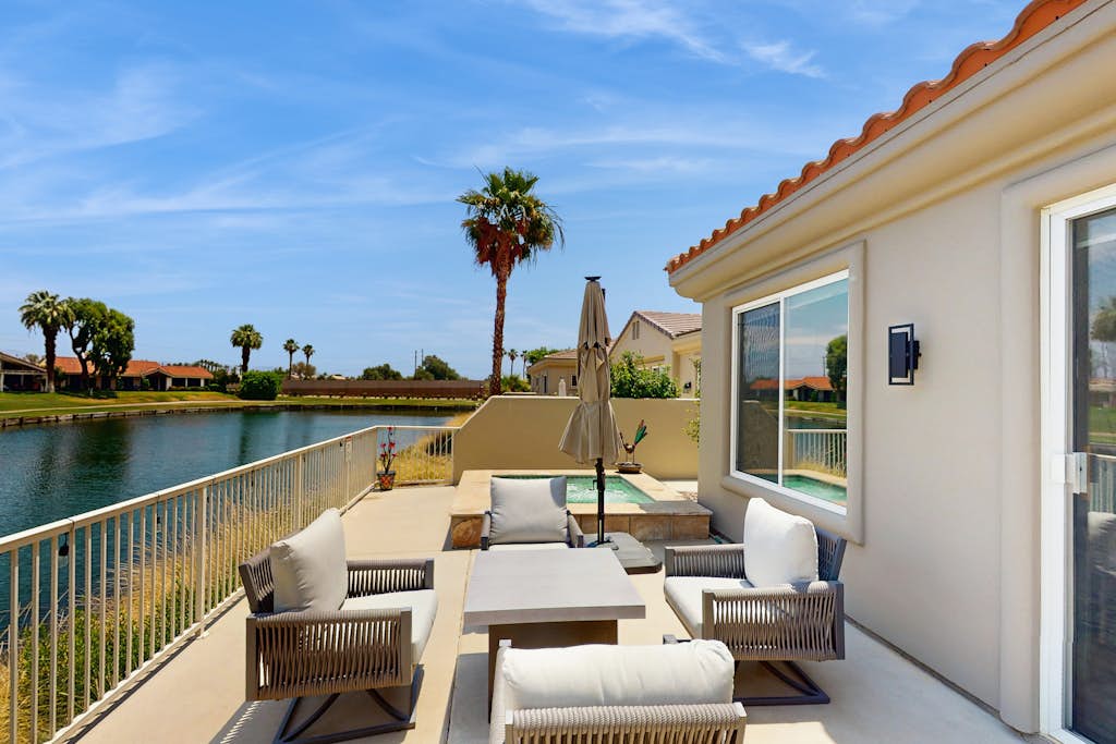 Spectacular lakefront & mountain views on the Pete Dye Dunes Golf Course
