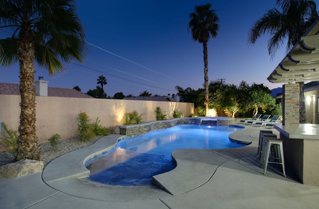 Dog-friendly desert gem w/private pool, putting green, firepit, & more