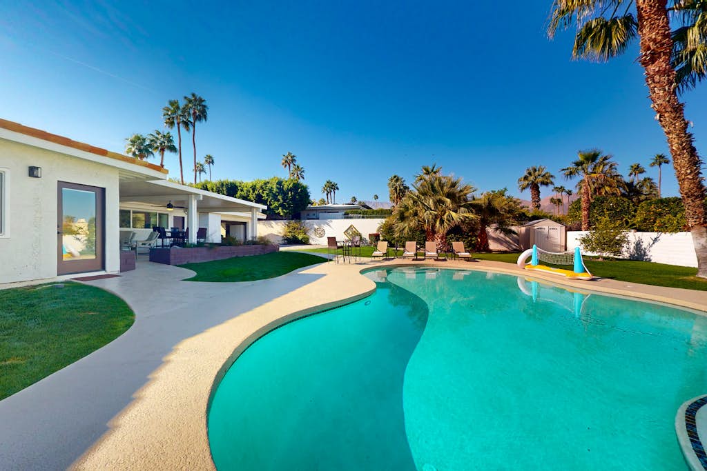 Renovated dog-friendly mtn-view home with private pool, large backyard, grill