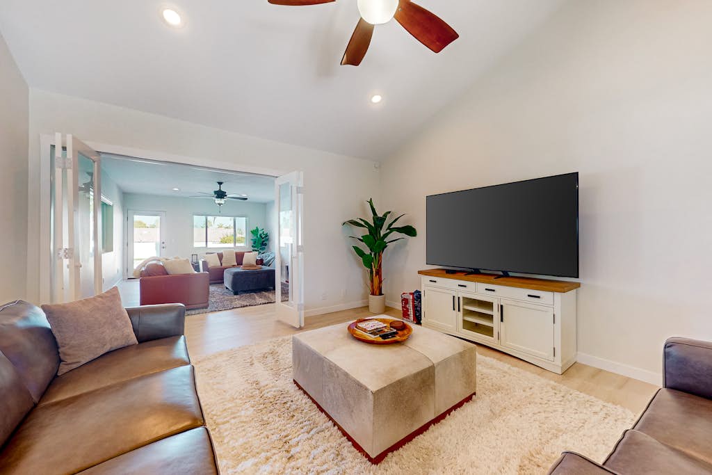 Renovated dog-friendly mtn-view home with private pool, large backyard, grill